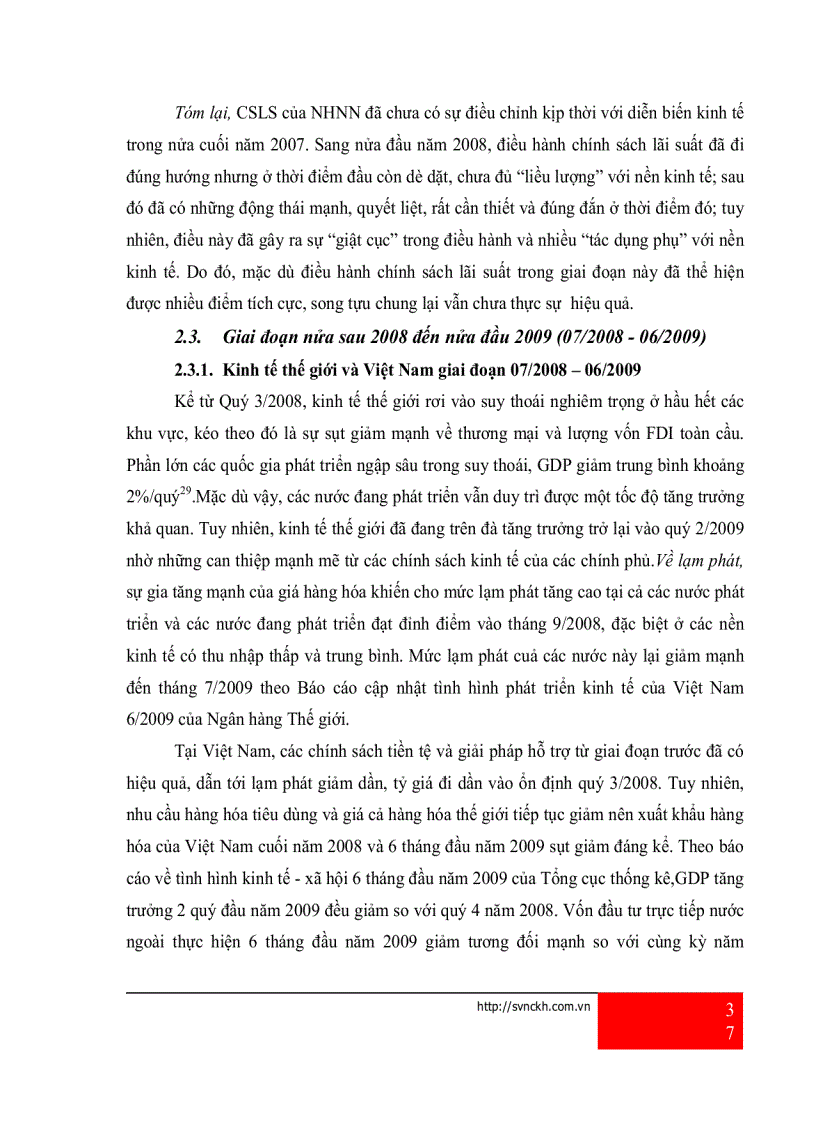 image for page Giải pháp nâng cao hiệu quả của chính sách lãi suất nhằm ổn định và pháp triển kinh tế Việt Nam trong giai đoạn hiện nay