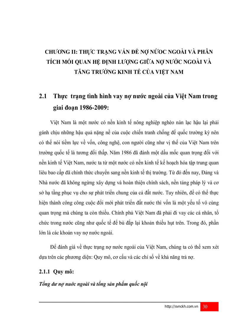 image for page Nợ nước ngoài và ảnh hưởng tới tăng trưởng kinh tế của Việt Nam