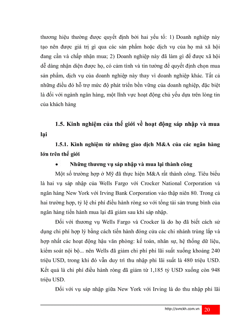 image for page Thực trạng và giải pháp nâng cao hiệu quả hoạt động sáp nhập mua lại m a ngân hàng thương mại việt nam giai đoạn 1997 đến nay