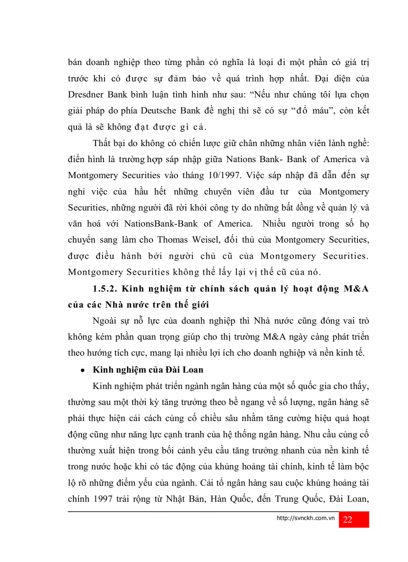 image for page Thực trạng và giải pháp nâng cao hiệu quả hoạt động sáp nhập mua lại m a ngân hàng thương mại việt nam giai đoạn 1997 đến nay