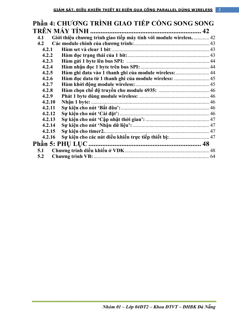 image for page Giám sát điều khiển thiết bị điện qua cổng song song dùng wireless