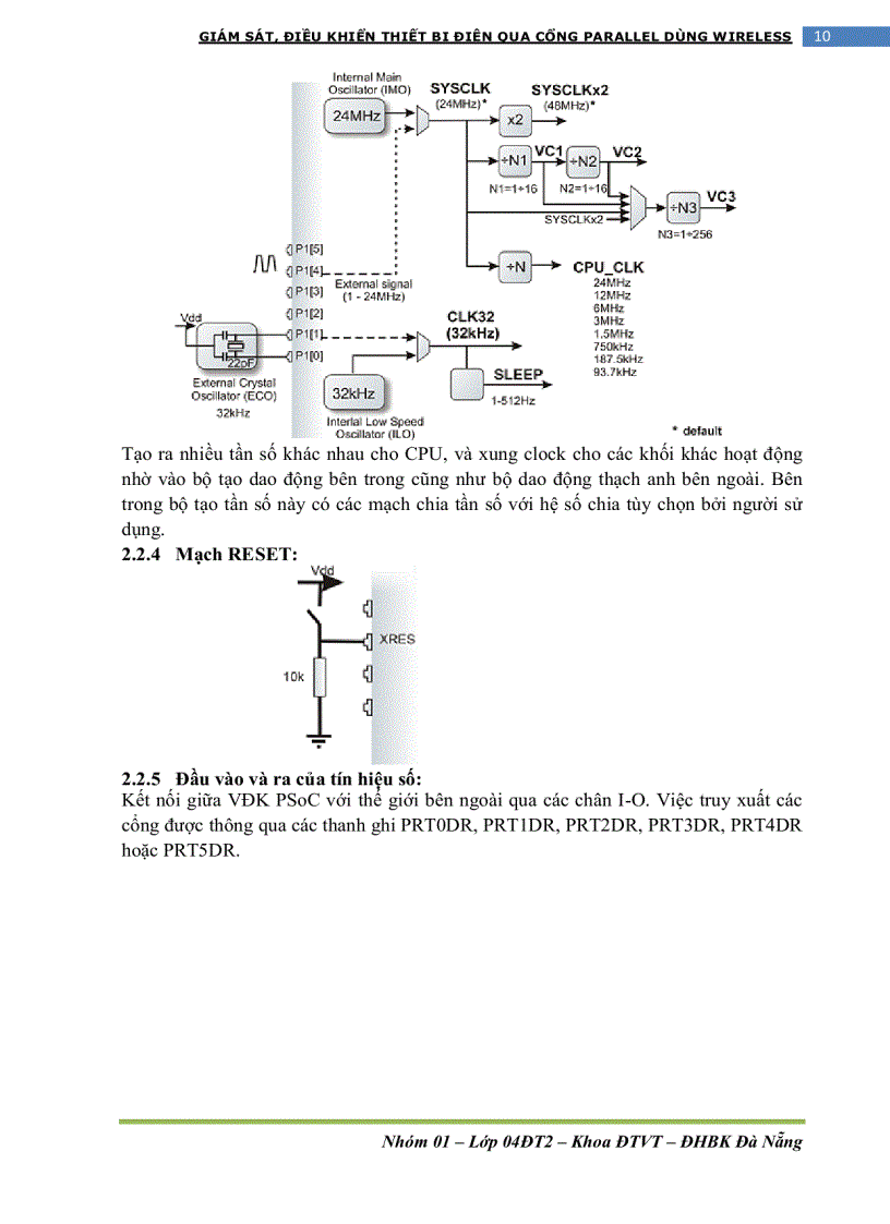 image for page Giám sát điều khiển thiết bị điện qua cổng song song dùng wireless