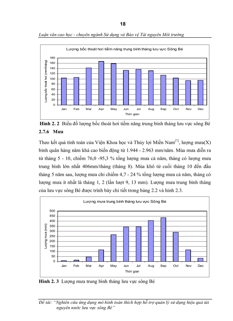 image for page Nghiên cứu ứng dụng mô hình toán thích hợp hỗ trợ quản lý sử dụng hiệu quả tài nguyên nước lưu vực sông Bé