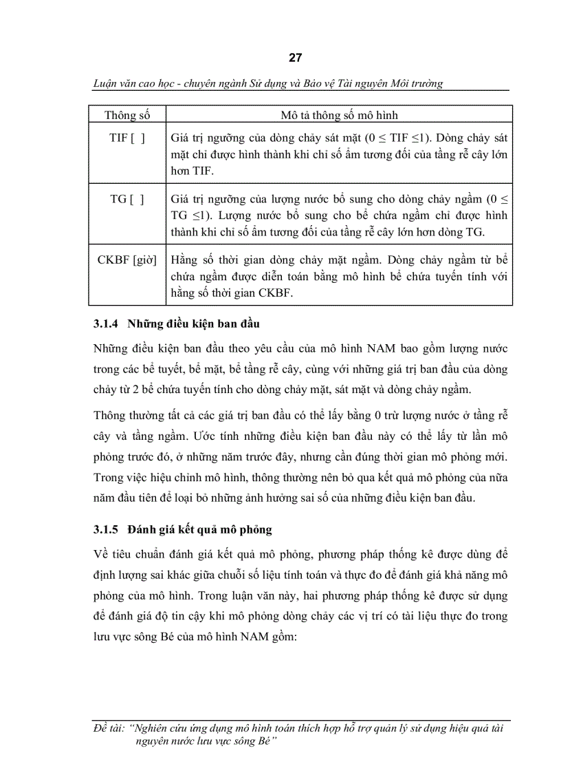 image for page Nghiên cứu ứng dụng mô hình toán thích hợp hỗ trợ quản lý sử dụng hiệu quả tài nguyên nước lưu vực sông Bé