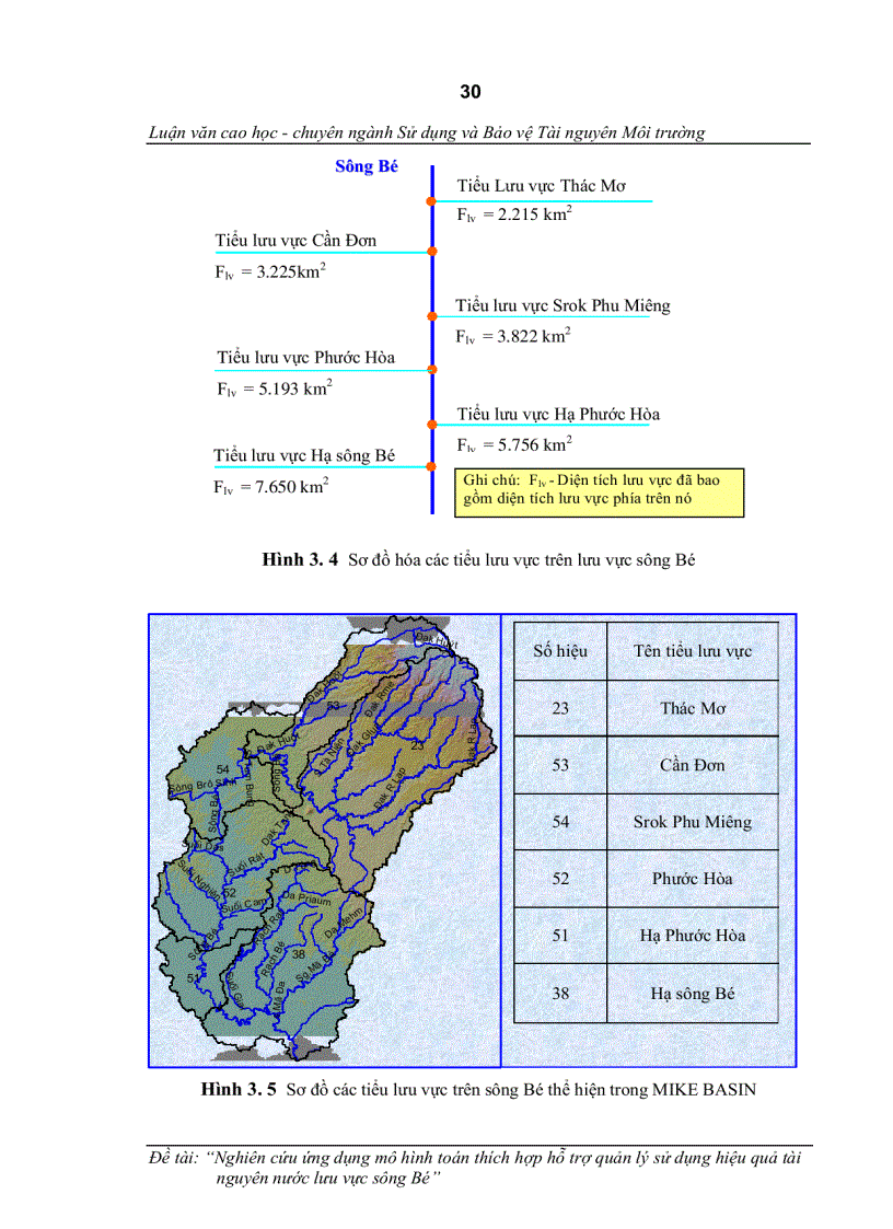 image for page Nghiên cứu ứng dụng mô hình toán thích hợp hỗ trợ quản lý sử dụng hiệu quả tài nguyên nước lưu vực sông Bé