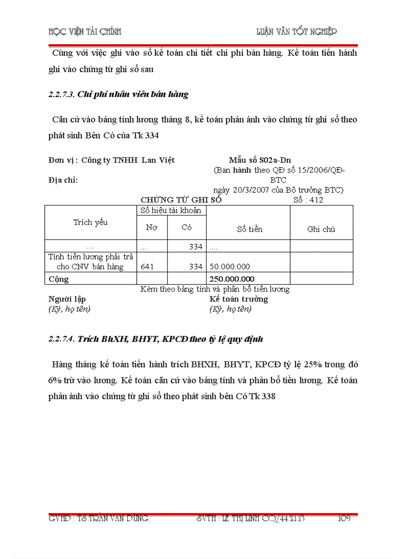 image for page Tổ chức công tác kế toán thành phẩm tiêu thụ thành phẩm và xác định kết quả tiêu thụ tại Công Ty TNHH Lan Việt