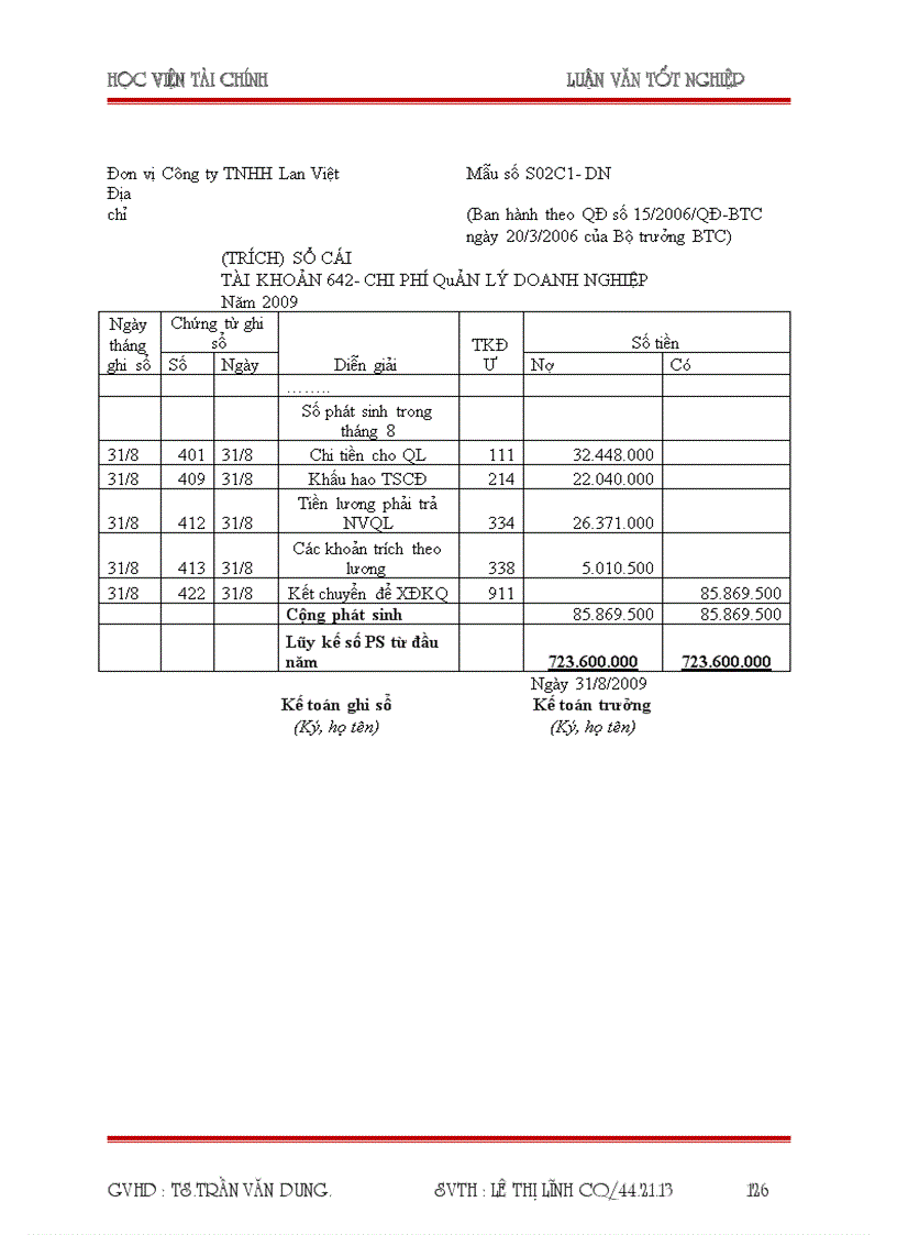 image for page Tổ chức công tác kế toán thành phẩm tiêu thụ thành phẩm và xác định kết quả tiêu thụ tại Công Ty TNHH Lan Việt