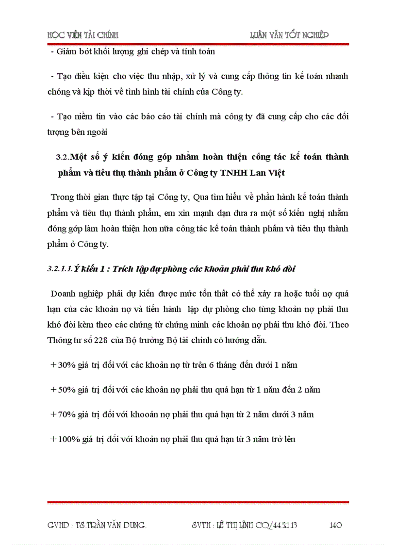 image for page Tổ chức công tác kế toán thành phẩm tiêu thụ thành phẩm và xác định kết quả tiêu thụ tại Công Ty TNHH Lan Việt