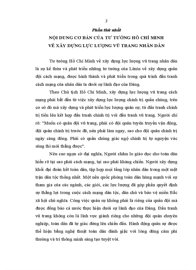 image for page Tiểu luận Tư tưởng Hồ Chí Minh về xây dựng lực lượng vũ trang nhân dân