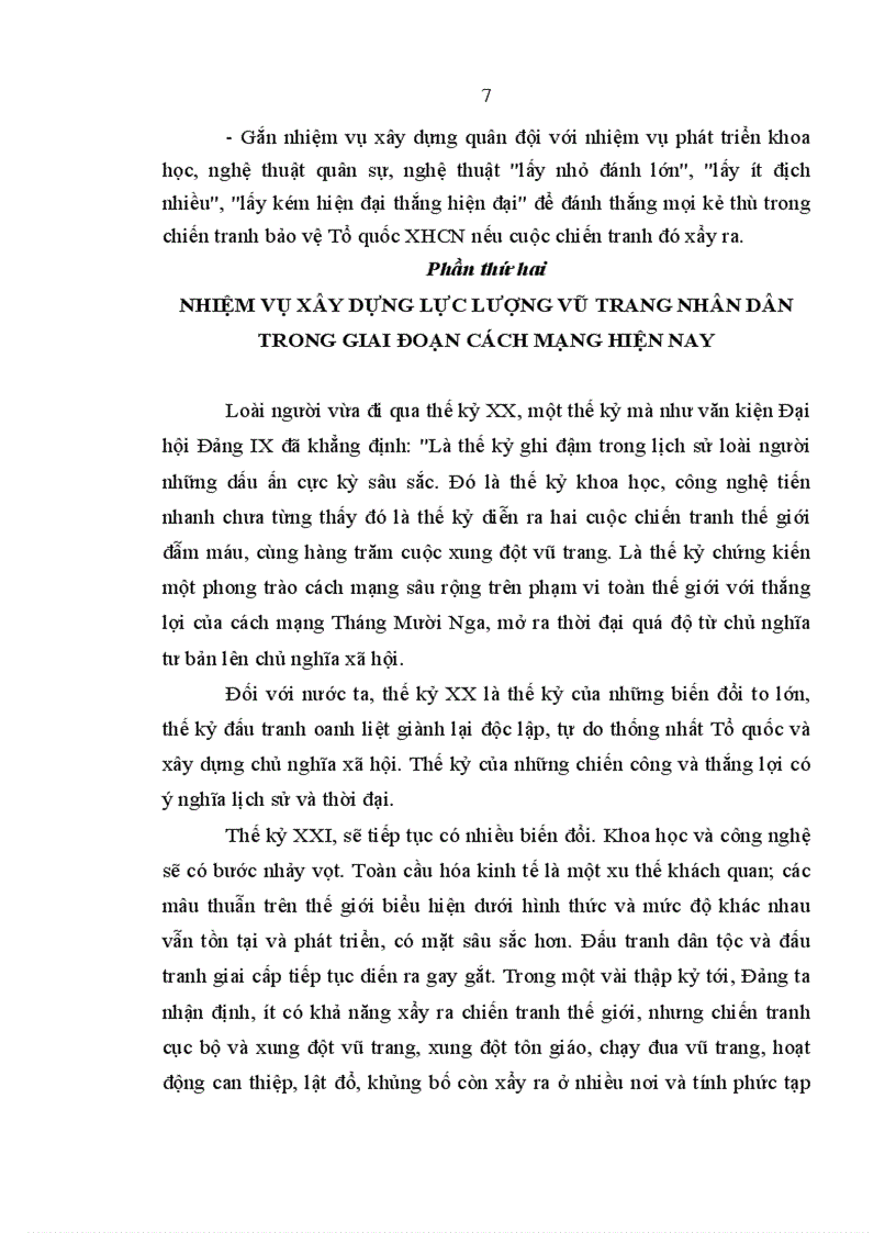 image for page Tiểu luận Tư tưởng Hồ Chí Minh về xây dựng lực lượng vũ trang nhân dân