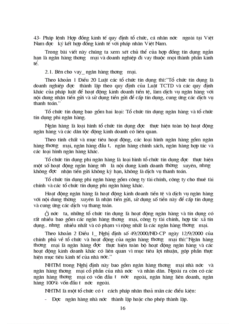 image for page Chế độ pháp lý về hợp đồng tín dụng ngắn hạn và thực tiễn áp dụng tại ngân hàng thương mại cổ phần các doanh nghiệp ngoài quốc doanh Việt Nam VPBank