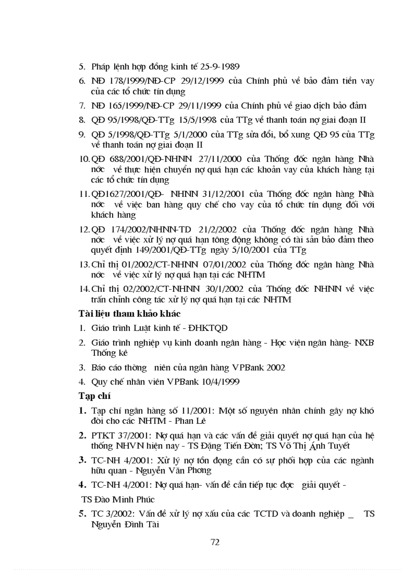 image for page Chế độ pháp lý về hợp đồng tín dụng ngắn hạn và thực tiễn áp dụng tại ngân hàng thương mại cổ phần các doanh nghiệp ngoài quốc doanh Việt Nam VPBank