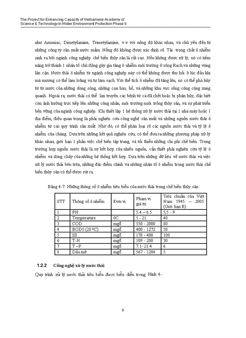 image for page Ngành thủy sản tổng quan và các công nghệ xử lý nước thải