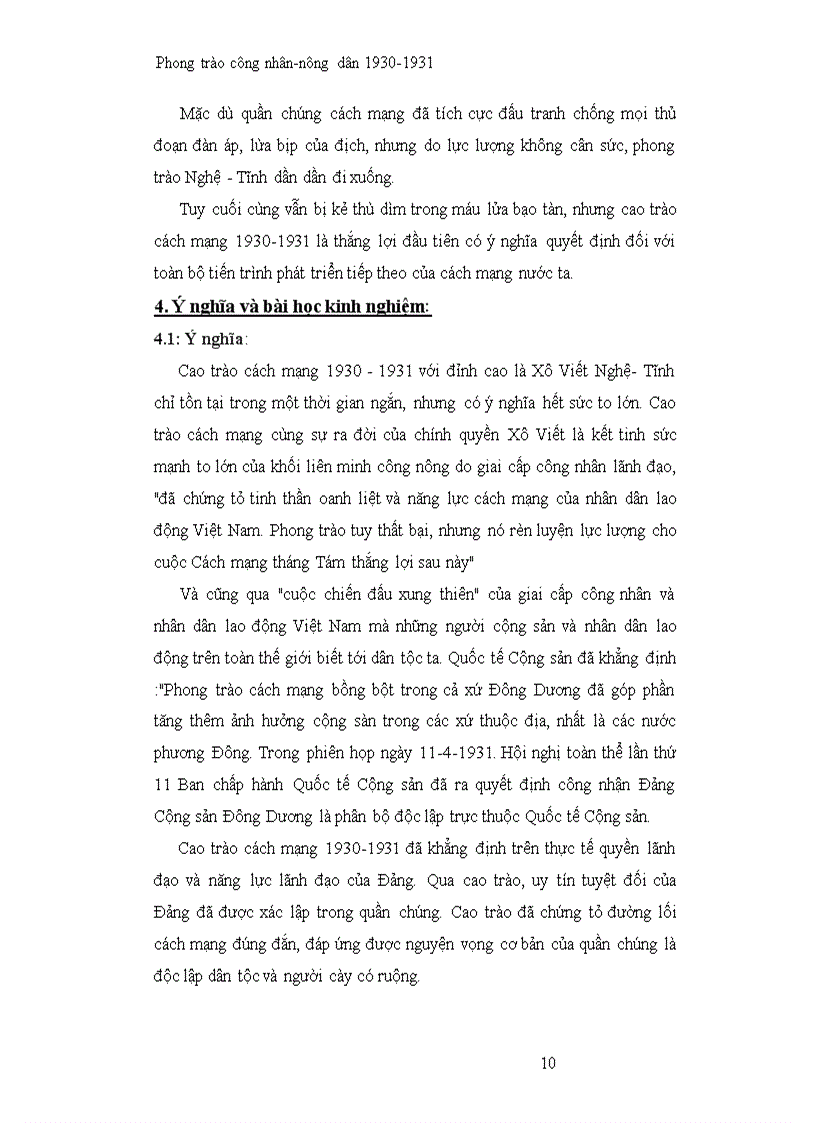 image for page Chủ đề Phong trào công nhân nông dân 1930 193