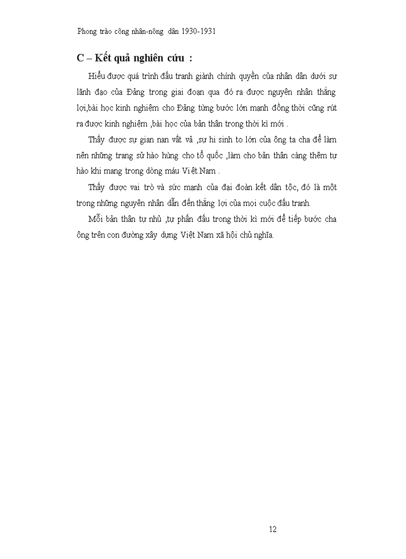 image for page Chủ đề Phong trào công nhân nông dân 1930 193