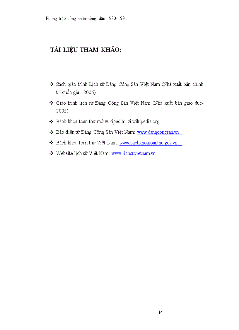 image for page Chủ đề Phong trào công nhân nông dân 1930 193