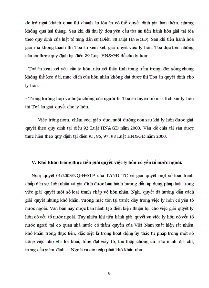 image for page Một số nét về thực trạng nguyên nhân và cách thức giải quyết việc ly hôn có yếu tố nước ngoàii