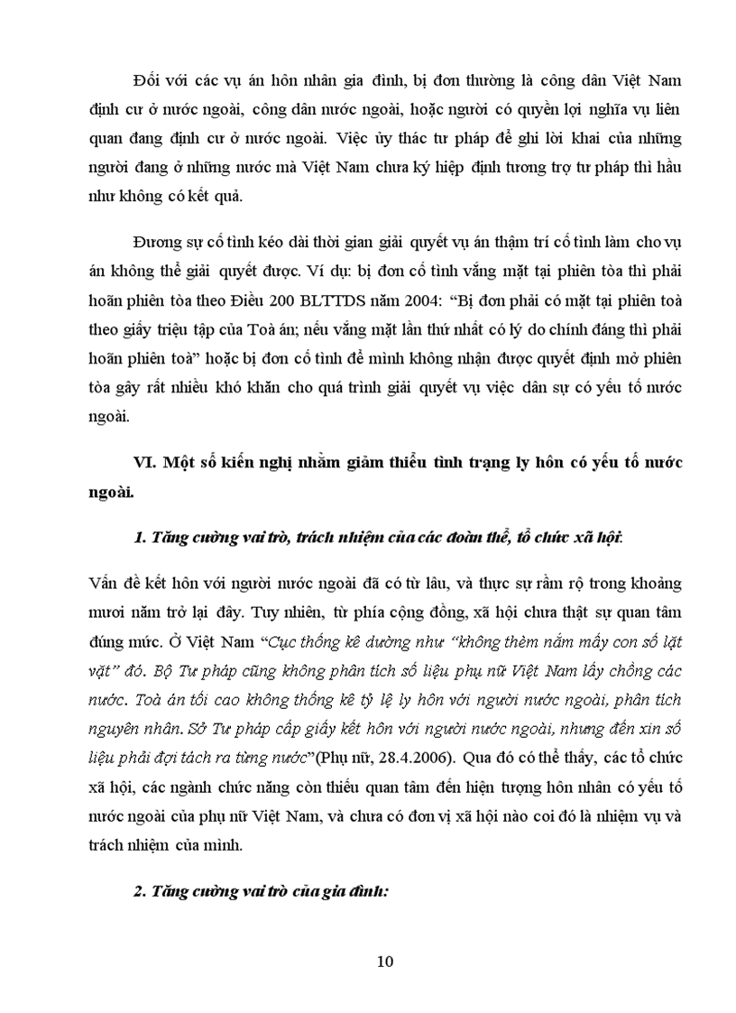 image for page Một số nét về thực trạng nguyên nhân và cách thức giải quyết việc ly hôn có yếu tố nước ngoàii