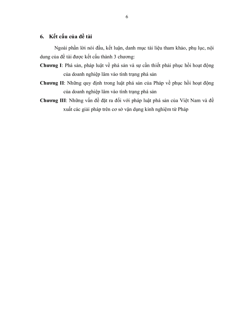 image for page Phục hồi hoạt động của doanh nghiệp lâm vào tình trạng phá sản theo luật của pháp và những vấn đề đặt ra đối với pháp luật phá sản của việt nam