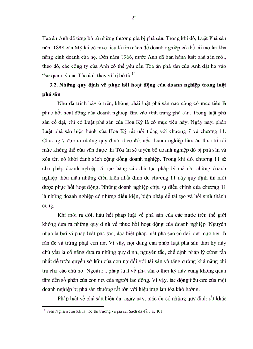 image for page Phục hồi hoạt động của doanh nghiệp lâm vào tình trạng phá sản theo luật của pháp và những vấn đề đặt ra đối với pháp luật phá sản của việt nam