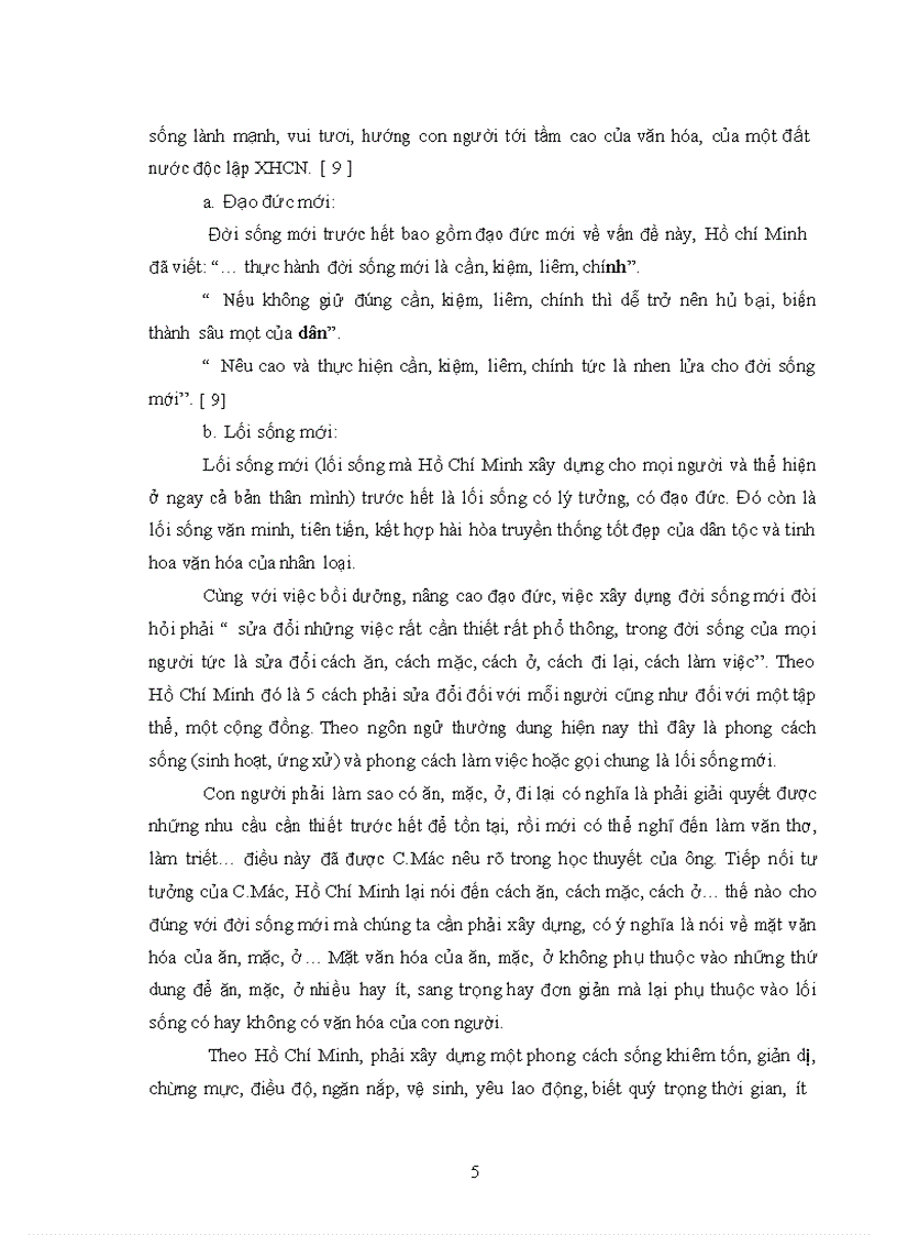 image for page Vận dụng tư tưởng hồ chí minh về việc xây dựng đời sống mới của sinh viên trường đại học cần thơ hiện nay