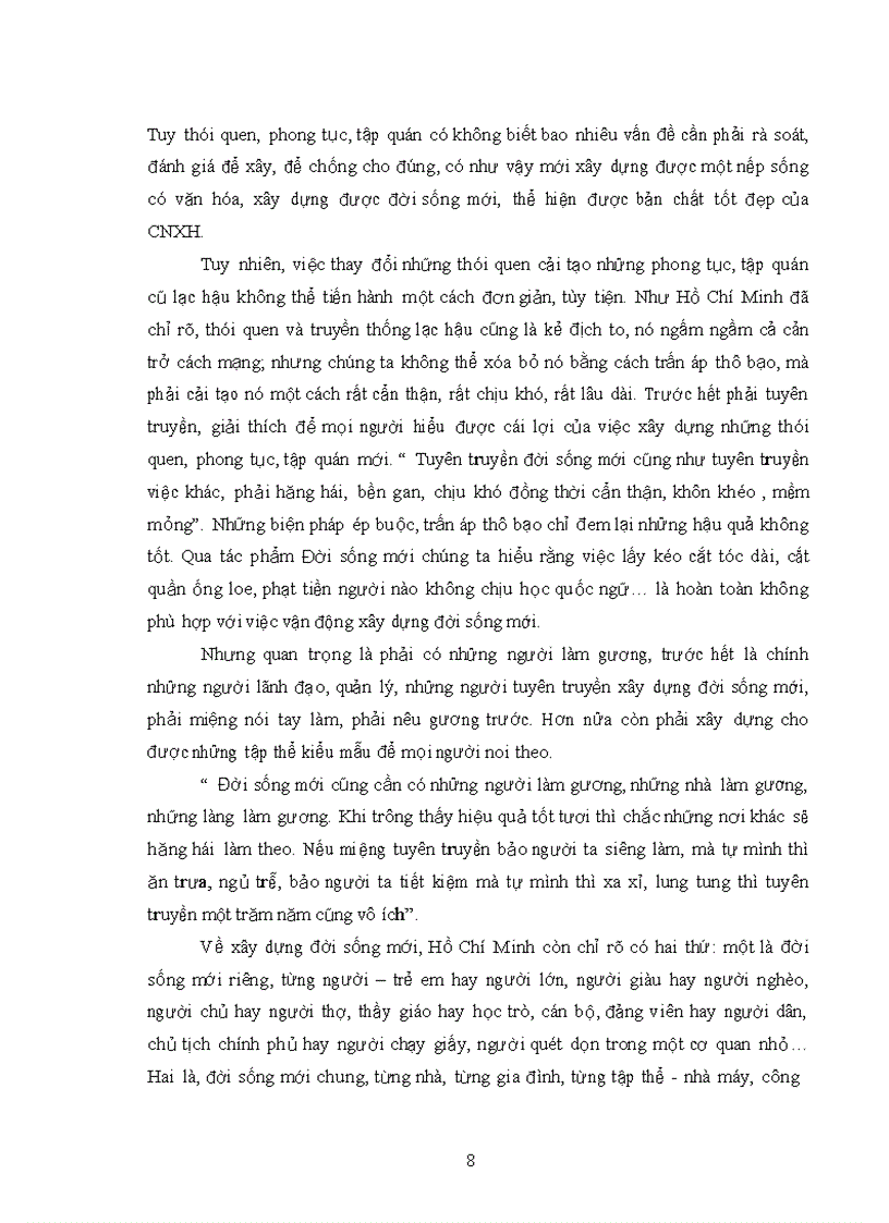 image for page Vận dụng tư tưởng hồ chí minh về việc xây dựng đời sống mới của sinh viên trường đại học cần thơ hiện nay