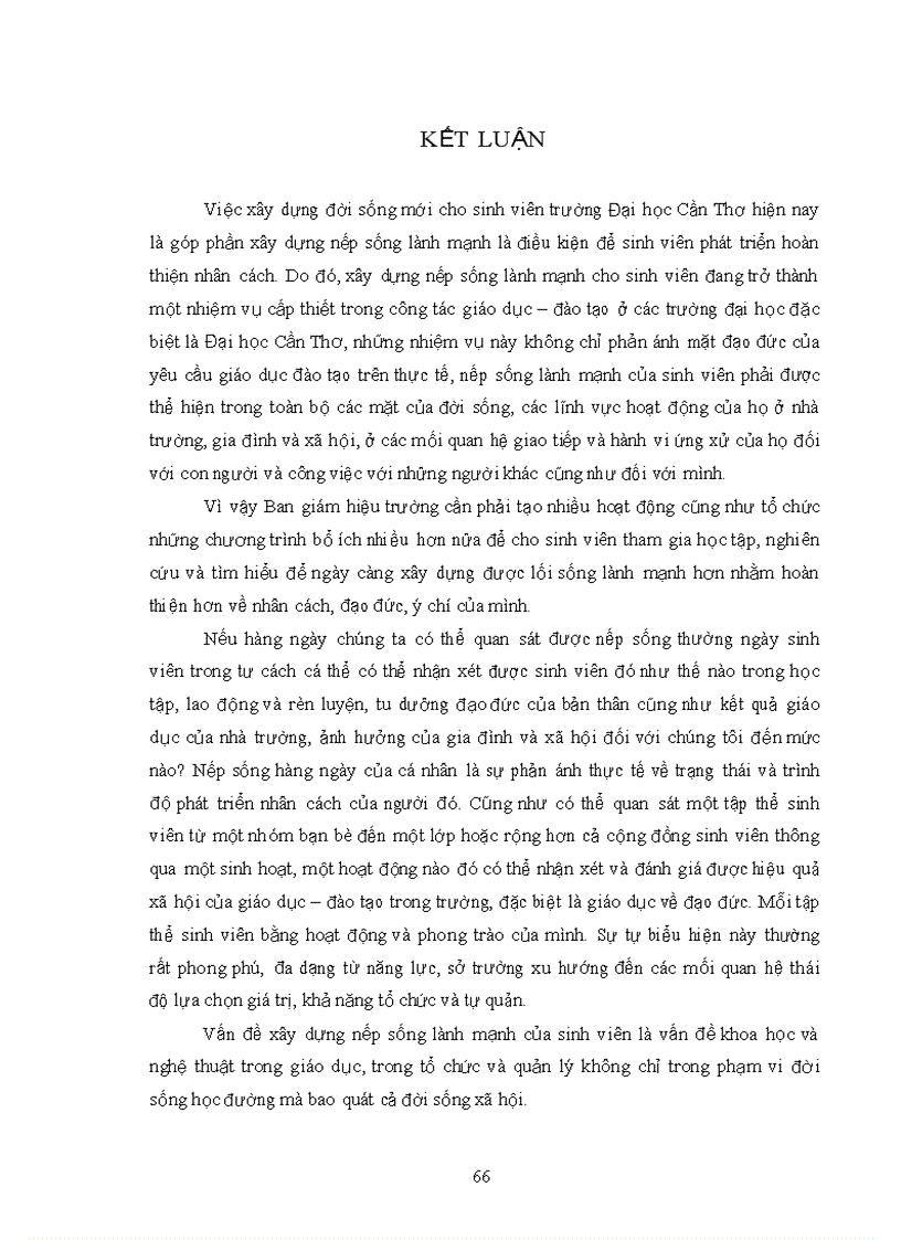 image for page Vận dụng tư tưởng hồ chí minh về việc xây dựng đời sống mới của sinh viên trường đại học cần thơ hiện nay