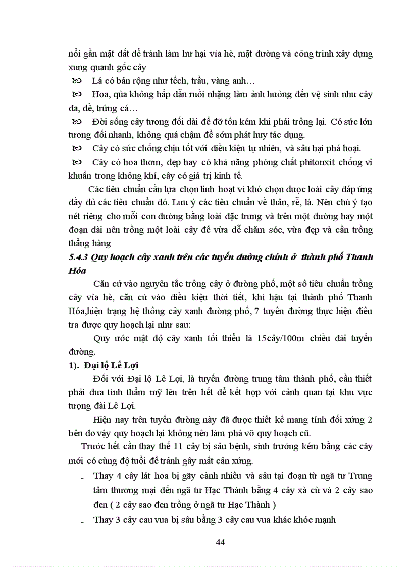 image for page Nghiên cứu đề xuất quy hoạch cây xanh đường phố và bảo vệ mt cho hệ thống cây xanh tp Thanh Hóa