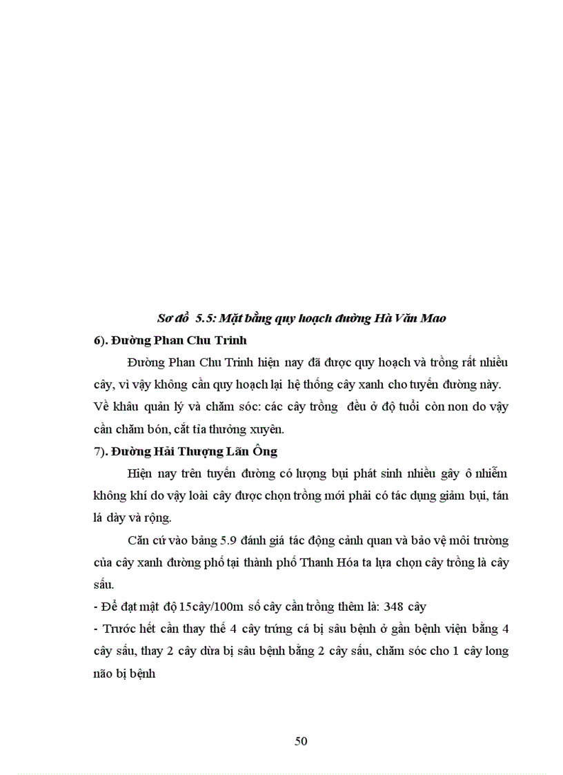 image for page Nghiên cứu đề xuất quy hoạch cây xanh đường phố và bảo vệ mt cho hệ thống cây xanh tp Thanh Hóa
