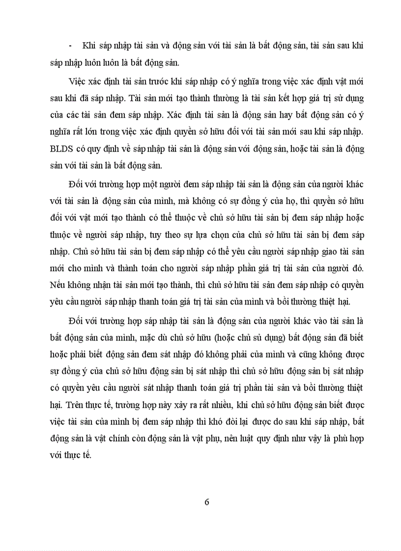 image for page Bài tập lớn học kỳ luật dân sự 1 Một số vấn đề lí luận và thực tiễn về động sản và bất động sản