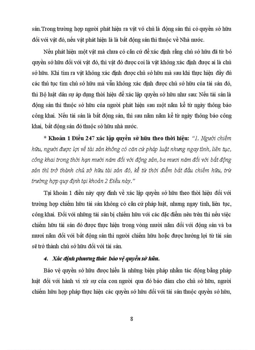 image for page Bài tập lớn học kỳ luật dân sự 1 Một số vấn đề lí luận và thực tiễn về động sản và bất động sản