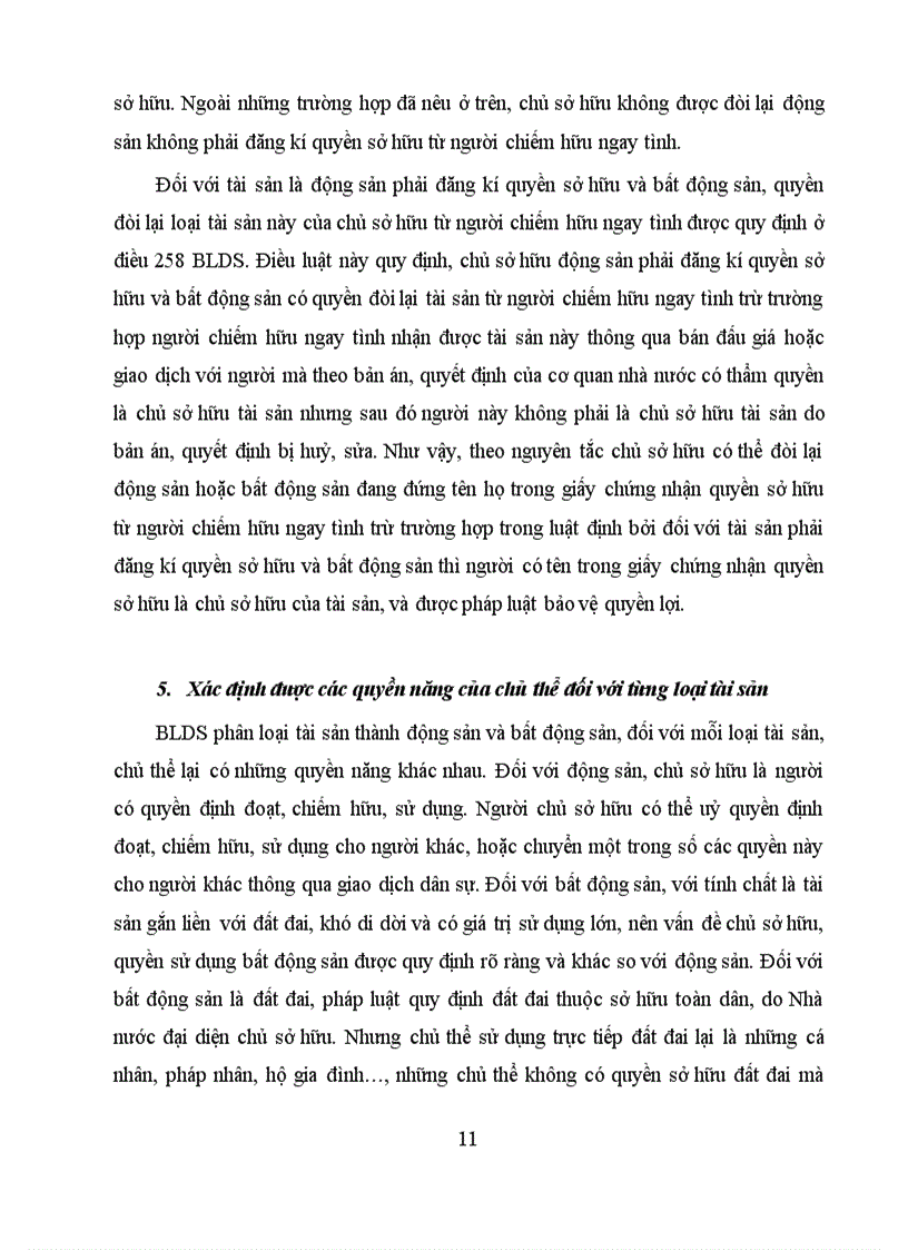 image for page Bài tập lớn học kỳ luật dân sự 1 Một số vấn đề lí luận và thực tiễn về động sản và bất động sản