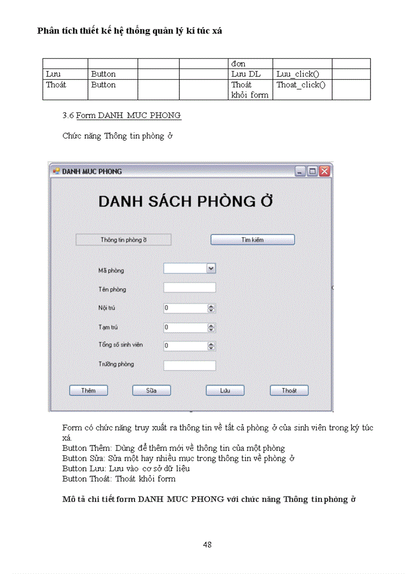 image for page Phân tích thiết kế hệ thống quản lý kí túc xá