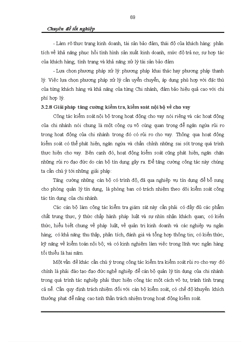 image for page Hoàn thiện công tác kiểm soát rủi ro cho vay đối với doanh nghiệp nhỏ và vừa tại ngân hàng thương mại cổ phần Quân đội chi nhánh Đà Nẵng