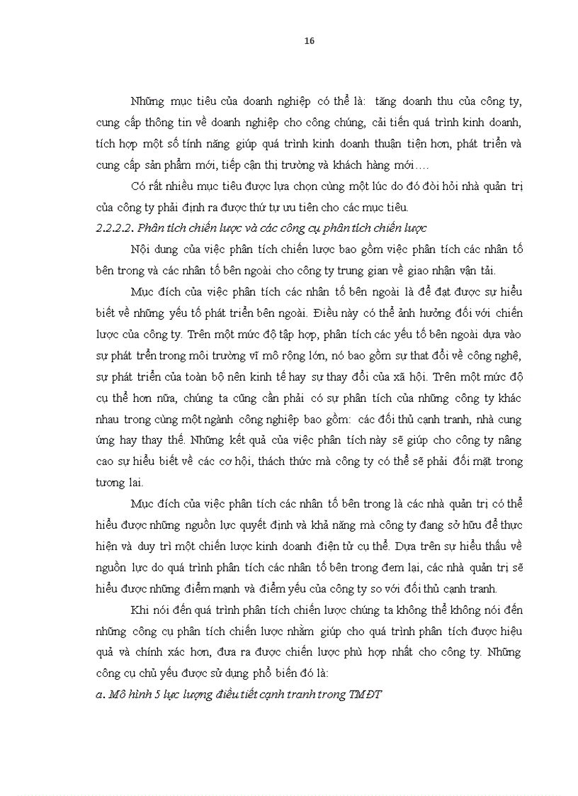 image for page Ứng dụng các công cụ phân tích ma trận trong hoạch định chiến lược Thương mại điện tử tại chi nhánh công ty cổ phần kho vận miền Nam tại Hà Nội