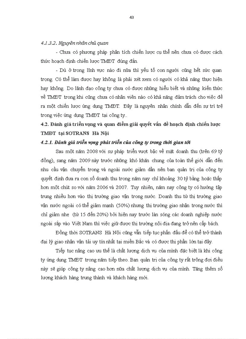 image for page Ứng dụng các công cụ phân tích ma trận trong hoạch định chiến lược Thương mại điện tử tại chi nhánh công ty cổ phần kho vận miền Nam tại Hà Nội