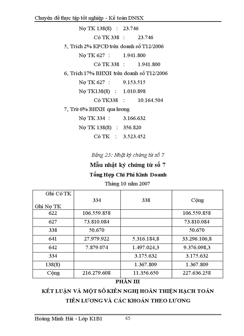 image for page Kế toán tiền lương và các khoản trích theo lương tại Công ty TNHH Minh Trung