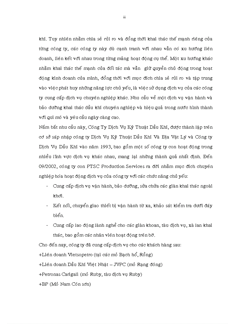 image for page Các biện pháp nâng cao chất lượng đội ngũ vận hành và bảo dưỡng của công ty dịch vụ kỹ thuật dầu khí PTSC