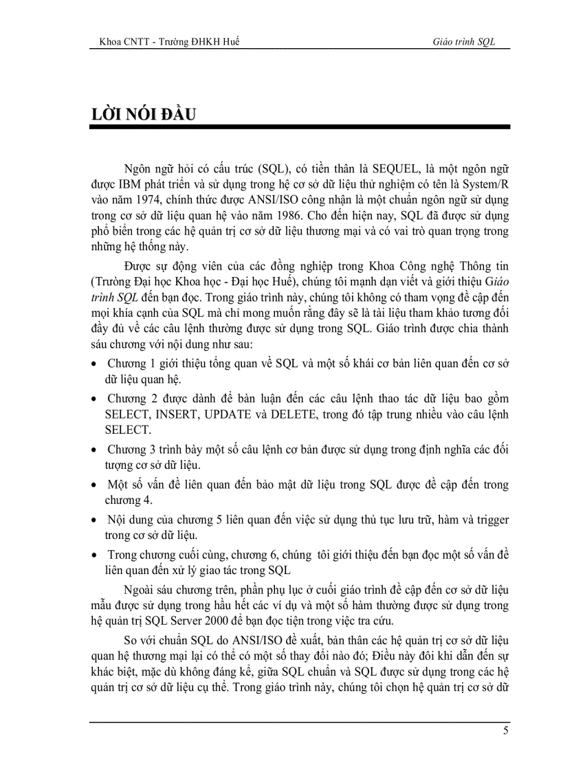 image for page Ngôn ngữ SQL