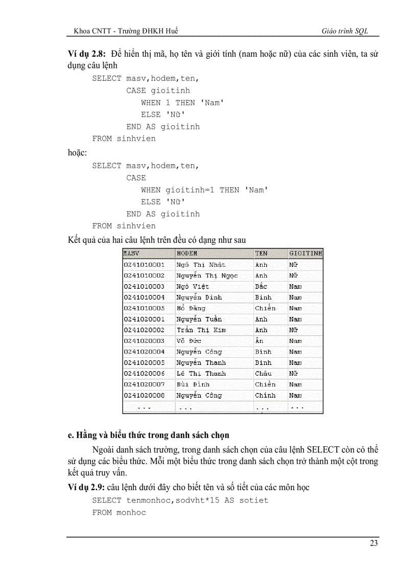 image for page Ngôn ngữ SQL
