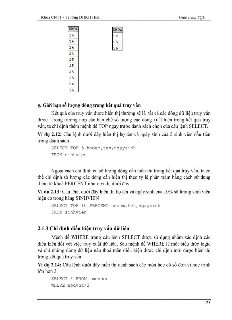 image for page Ngôn ngữ SQL