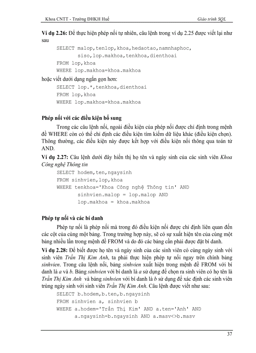 image for page Ngôn ngữ SQL