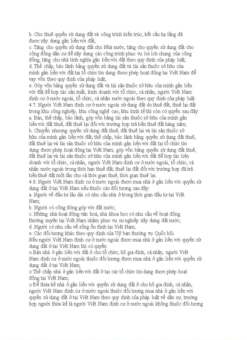 image for page Quy định về sử dụng đất của tổ chức cá nhân nước ngoài người Việt Nam định cư ở nước ngoài