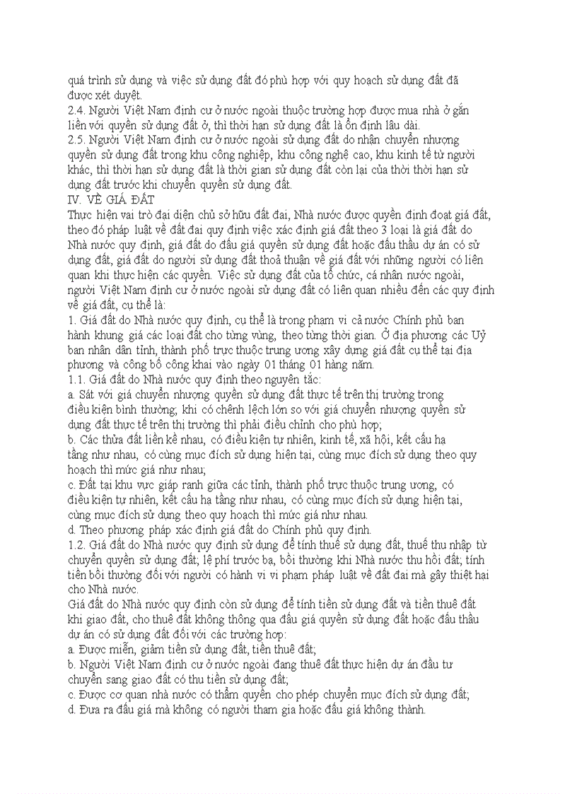 image for page Quy định về sử dụng đất của tổ chức cá nhân nước ngoài người Việt Nam định cư ở nước ngoài