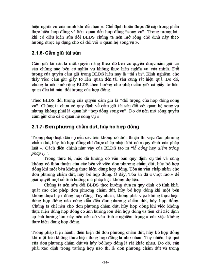 image for page Vấn đề thực hiện không đúng hợp động trong pháp luật thực định Việt Nam