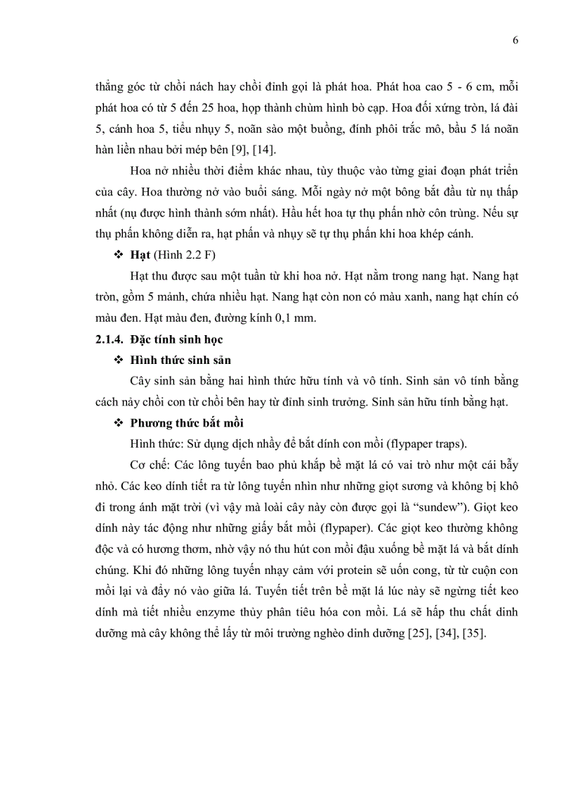 image for page Khảo sát khả năng ứng dụng kỹ thuật nuôi cấy mô sẹo tạo dịch huyền phù cây Drosera burmanni Vahl trong thu nhận hợp chất anthraquinone