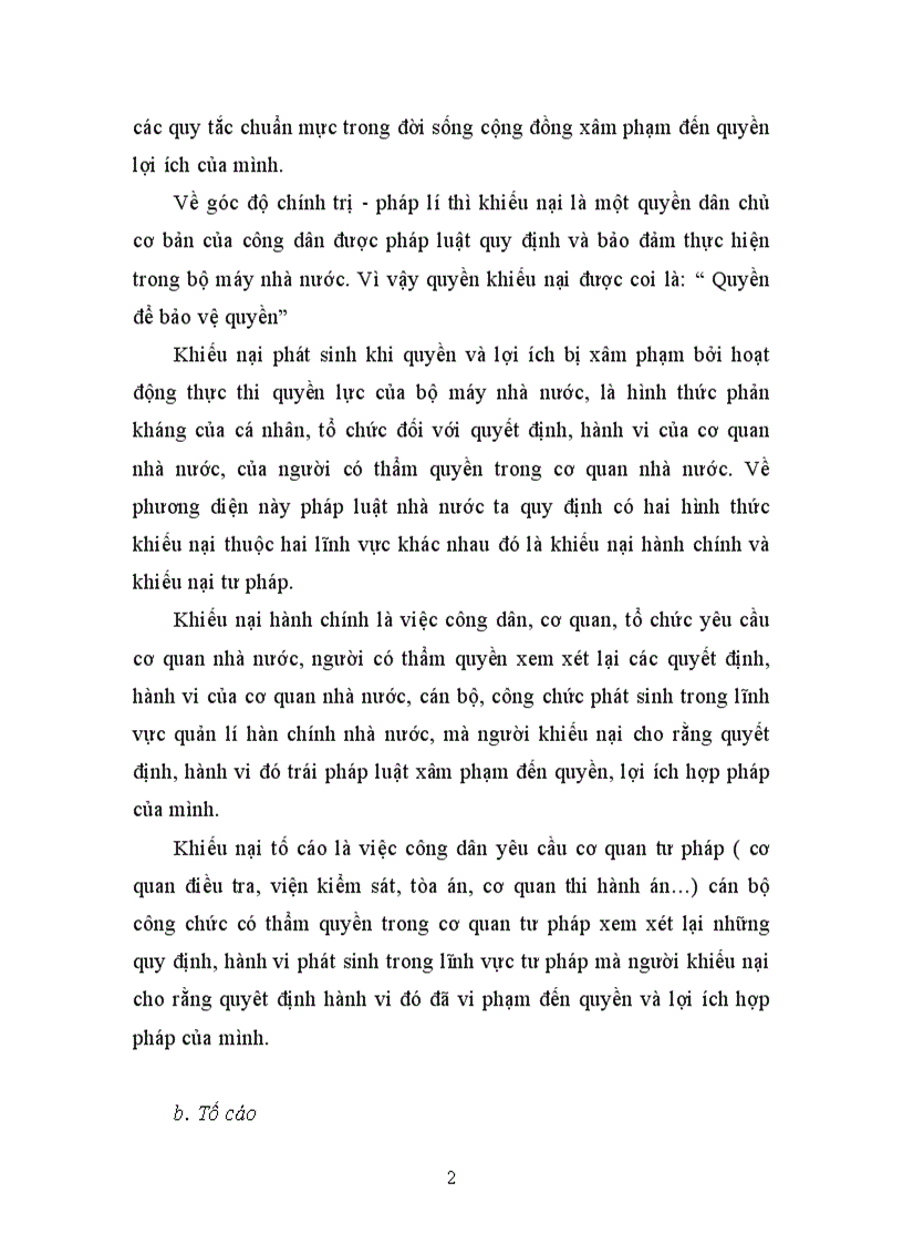 image for page Hành chính học kỳ Vai trò của khiếu nại tố cáo và giải quyết khiếu nại tố cáo đối với việc đảm bảo pháp chế trong quản lí hành chính nhà nước