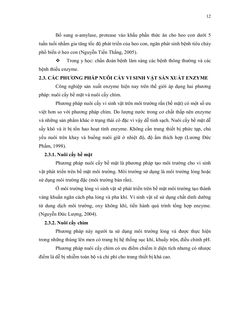 image for page Nuôi cấy Bacillus subtilis thu nhận α amylase và ứng dụng trong sản xuất dextri