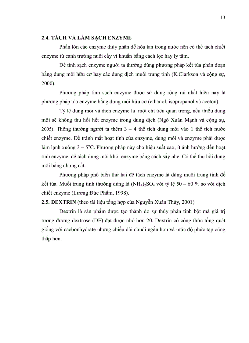 image for page Nuôi cấy Bacillus subtilis thu nhận α amylase và ứng dụng trong sản xuất dextri