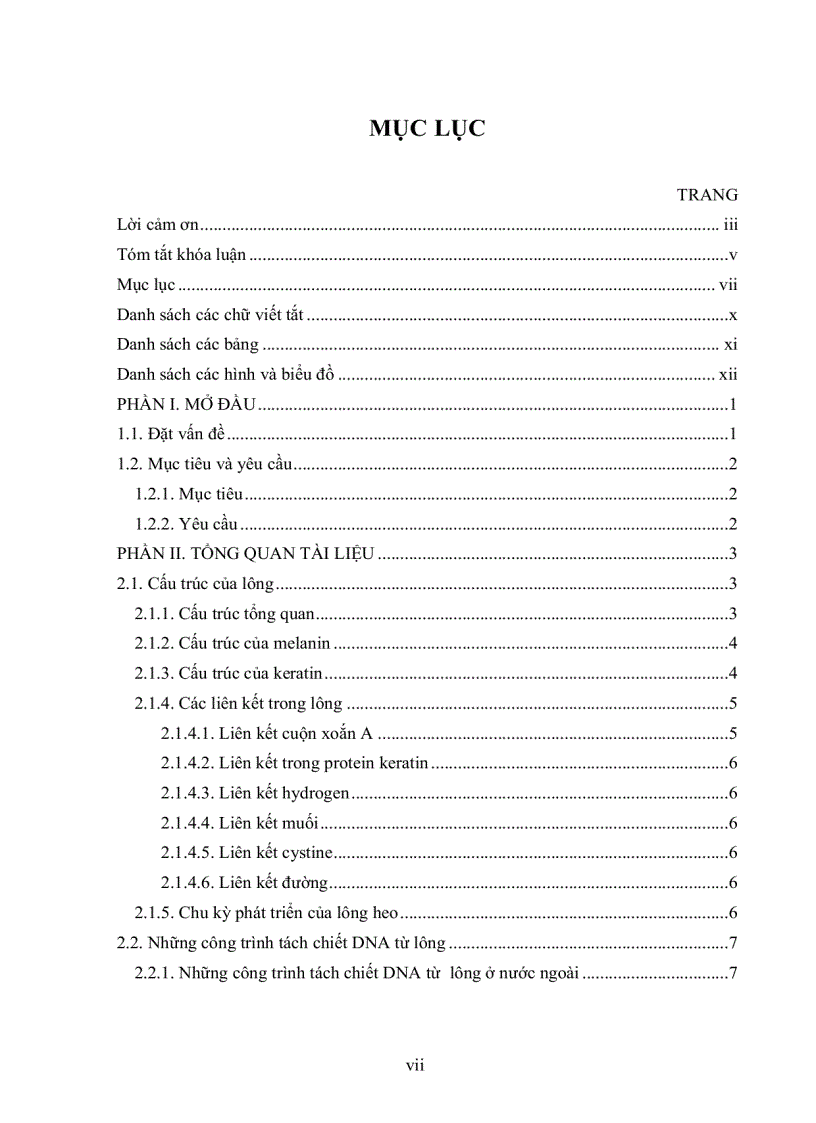 image for page Xác định quy trình ly trích dna từ lông heo